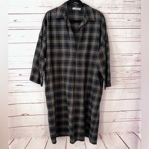 VINCE plaid dress.